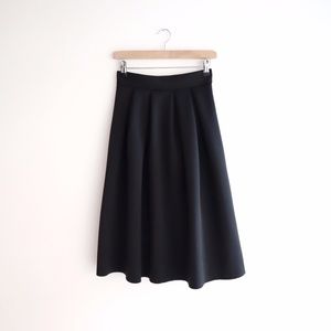 ASOS Formal Midi Circle Skirt - Black, XS